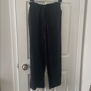 Black Wide-Leg Pants
